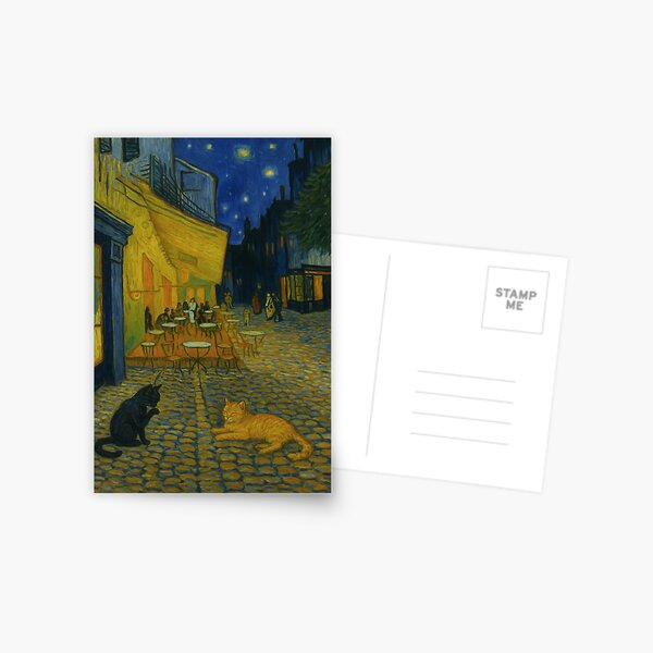 Item preview, The Cafe Terrace at Night and cats designed and sold by Carnival-dsgn.