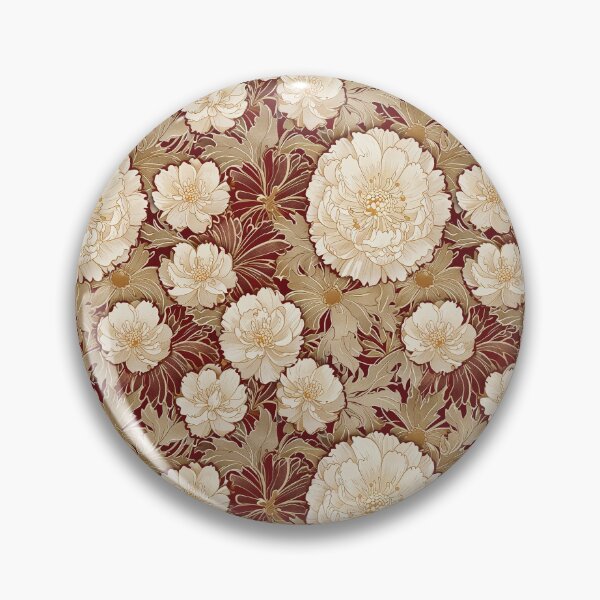 Item preview, Elegant Floral Pattern With Peony Motif designed and sold by CoolPixels.