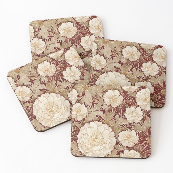 Item preview, Elegant Floral Pattern With Peony Motif designed and sold by CoolPixels.
