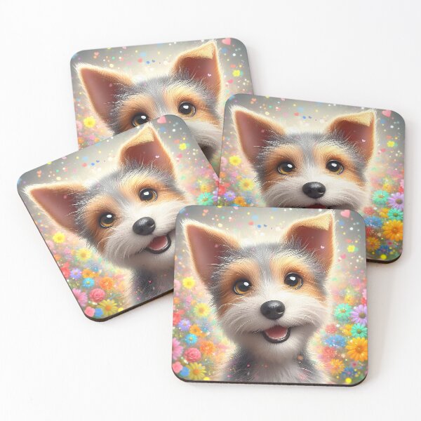 Item preview, Colorful Terrier Charm designed and sold by Cuddle critters.