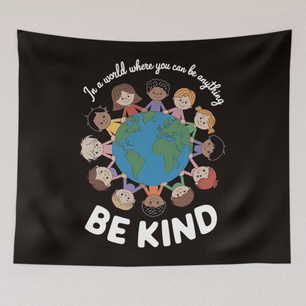 Item preview, In A World Be Kind Kids Earth World Kindness Day Teachers designed and sold by MAKOPOKOShop.