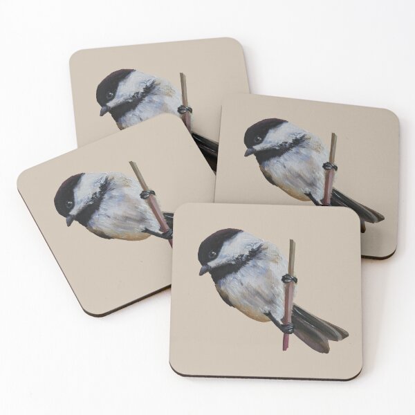 Item preview, Painted Chickadee on a Branch designed and sold by Emily Bickell.