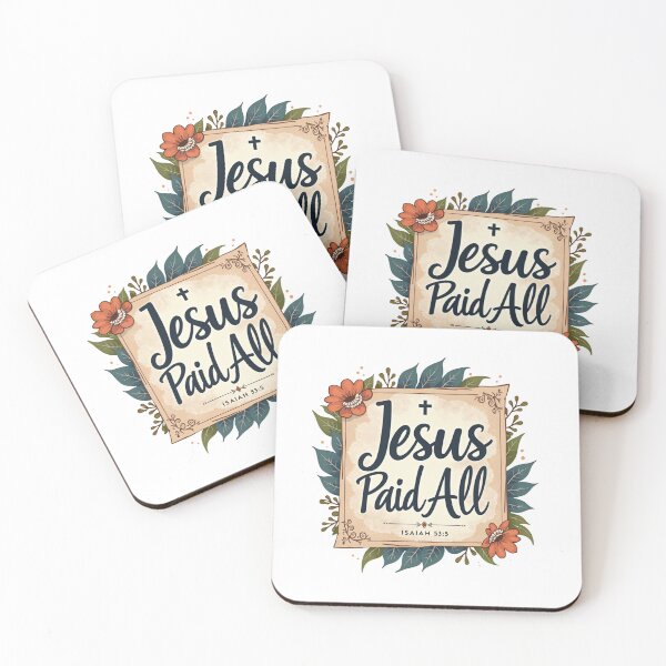 Item preview, Healed by His Wounds – Isaiah 53:5 Jesus Paid It All Artwork designed and sold by ebocraft.