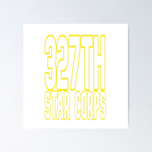Item preview, 327th Star Corps 1 designed and sold by ginger-tea-.