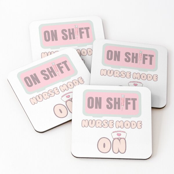 Item preview, Nurse Mode On – Cute On-Shift Nurse Design designed and sold by Purrfect Blend .
