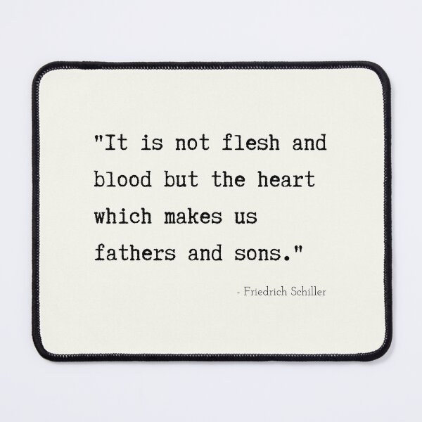 Item preview, A Quote about Fathers by Friedrich Schiller designed and sold by Poemit.