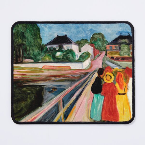 Item preview, Girls on the Bridge (Pikene på broen) by Edvard Munch 1902 designed and sold by YNTDigitalHouse.