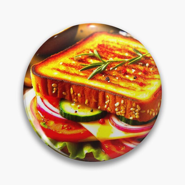 Item preview, Healthy Veggie Sandwich: A Crunchy Delight with Every Bite designed and sold by Fantabulous.