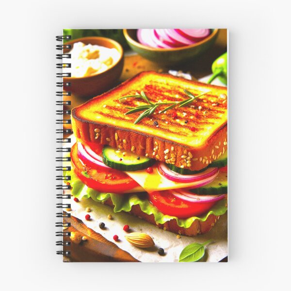 Item preview, Healthy Veggie Sandwich: A Crunchy Delight with Every Bite designed and sold by Fantabulous.