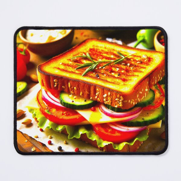 Item preview, Healthy Veggie Sandwich: A Crunchy Delight with Every Bite designed and sold by Fantabulous.