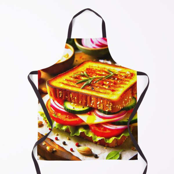 Item preview, Healthy Veggie Sandwich: A Crunchy Delight with Every Bite designed and sold by Fantabulous.