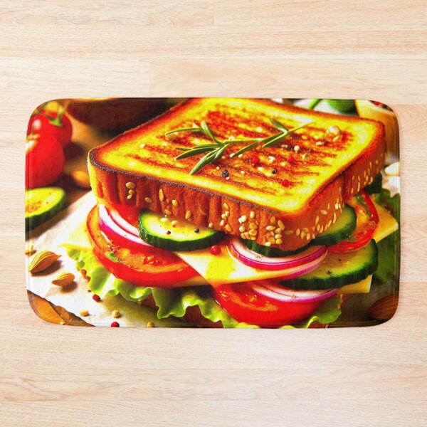 Item preview, Healthy Veggie Sandwich: A Crunchy Delight with Every Bite designed and sold by Fantabulous.