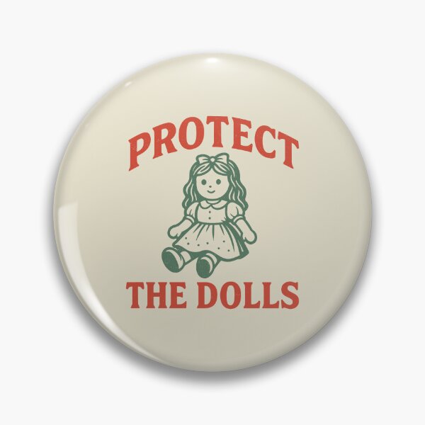 Item preview, Retro Doll Protect The Dolls Art designed and sold by zzz888.
