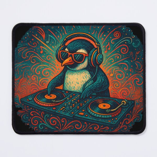 Item preview, DJ Penguin designed and sold by Alpiko.