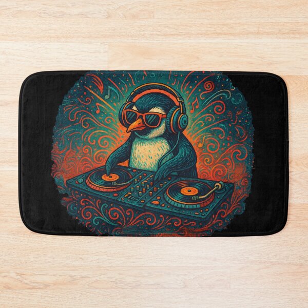 Item preview, DJ Penguin designed and sold by Alpiko.