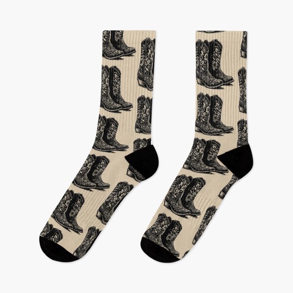 Item preview, Cowboy Boots Floral designed and sold by GraphicsClub.