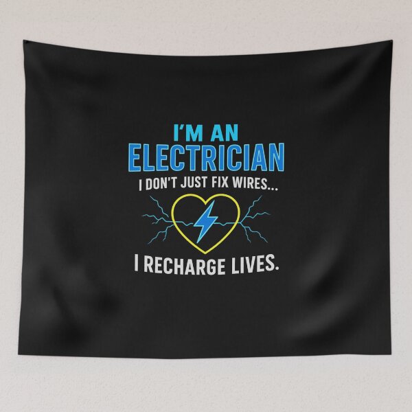 Item preview, "I'm an Electrician. I don't just fix wires... I recharge lives designed and sold by Whispered Ink.