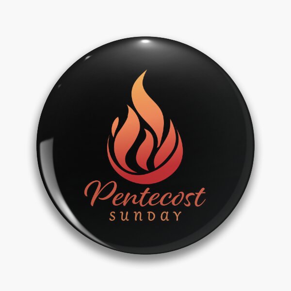 Item preview, Pentecost Sunday Art – Holy Spirit Dove with Flames of Fire Christian Design designed and sold by CrossCrafted.