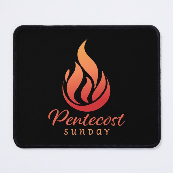 Item preview, Pentecost Sunday Art – Holy Spirit Dove with Flames of Fire Christian Design designed and sold by CrossCrafted.