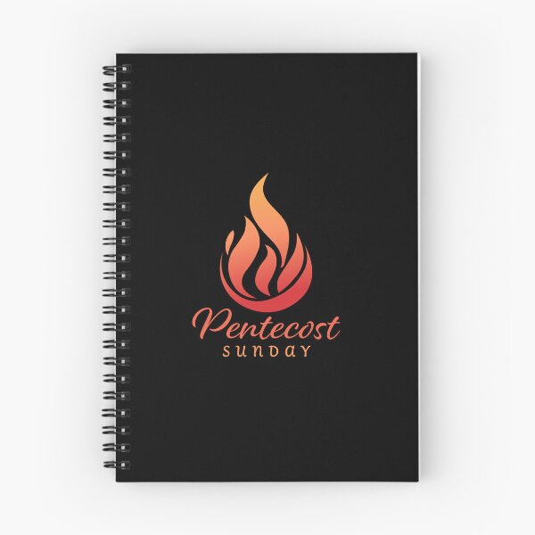 Item preview, Pentecost Sunday Art – Holy Spirit Dove with Flames of Fire Christian Design designed and sold by CrossCrafted.