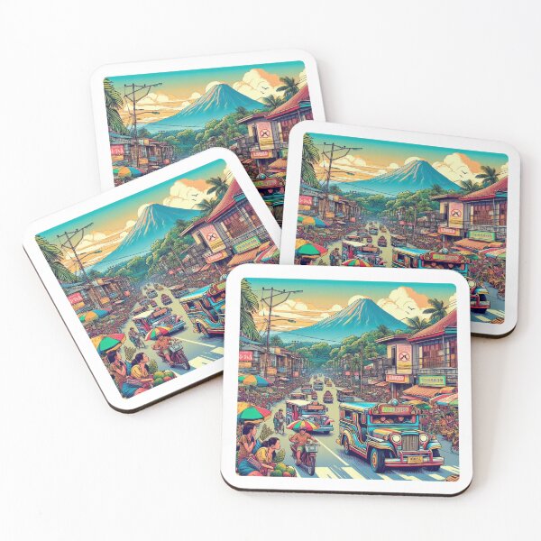 Item preview, Retro Davao City Vibes – AI Artwork with Classic Vehicles for Travel Lovers | Perfect for Apparel & Accessories designed and sold by knalpot-design.