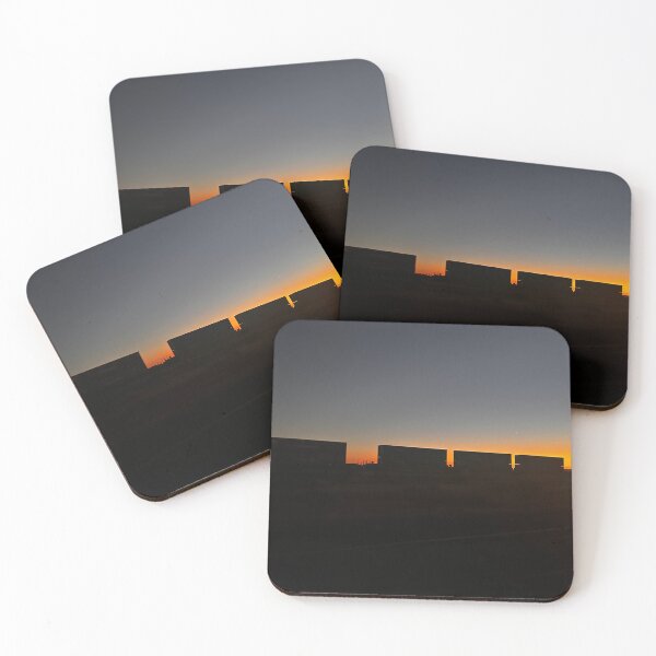 Item preview, Desert Glow — Shipping Containers at Dusk designed and sold by theborialix.