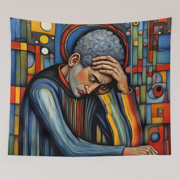Item preview, Worried designed and sold by George Hutton Hunter.