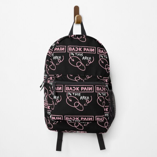 Item preview, Back Pain in this area - Meme color palette Black Pink v.4 designed and sold by incloudines.