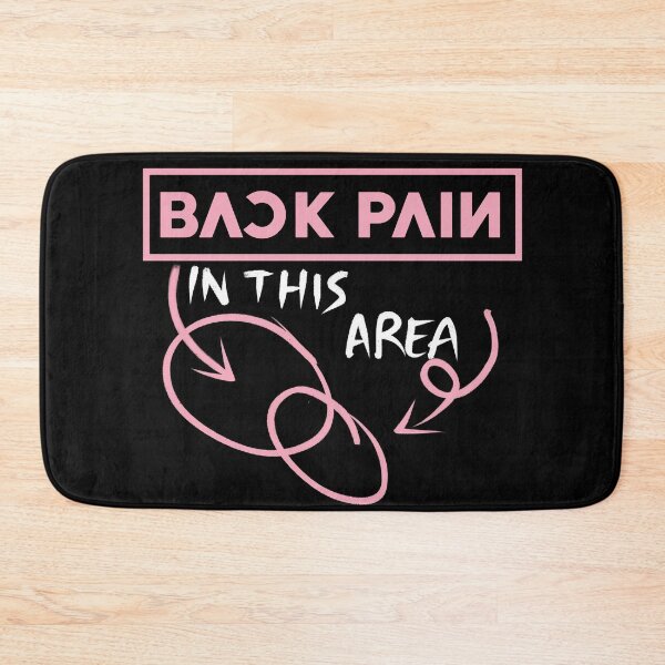 Item preview, Back Pain in this area - Meme color palette Black Pink v.4 designed and sold by incloudines.