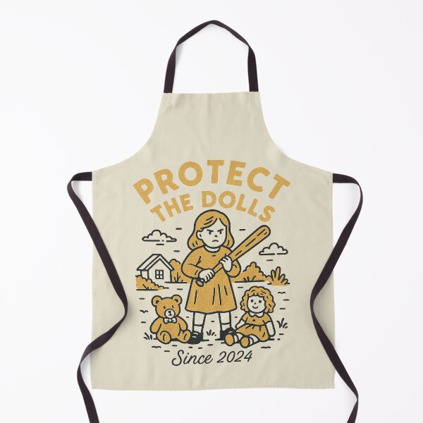 Item preview, Retro Girl Bat Protect The Dolls Since 2024 designed and sold by zzz888.