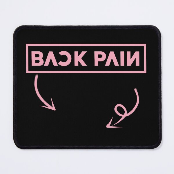 Item preview, Back Pain in this area - Meme color palette Black Pink v.5 designed and sold by incloudines.