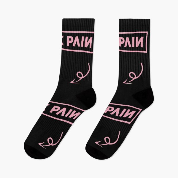 Item preview, Back Pain in this area - Meme color palette Black Pink v.5 designed and sold by incloudines.