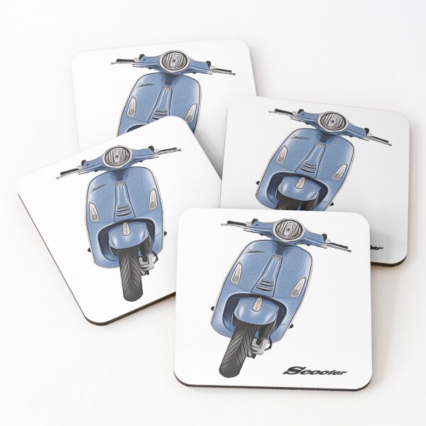 Item preview, Blue, Scooter, Step Thru, Motorcycle designed and sold by Huskyyy Designs.