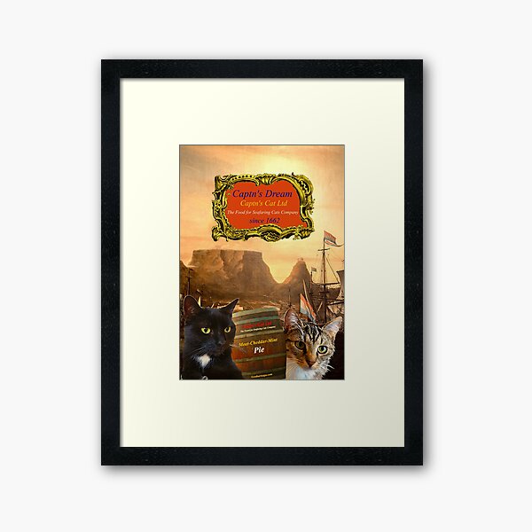 Item preview, Ship cats with pie designed and sold by wolfschwerdt.