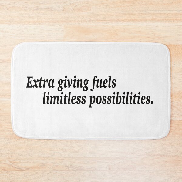 Item preview, Extra giving fuels limitless possibilities. designed and sold by fanzen69.