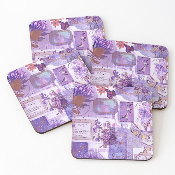 Item preview, Lavender Dream Aesthetic Sticker Collage designed and sold by Dreaming-Maiden.