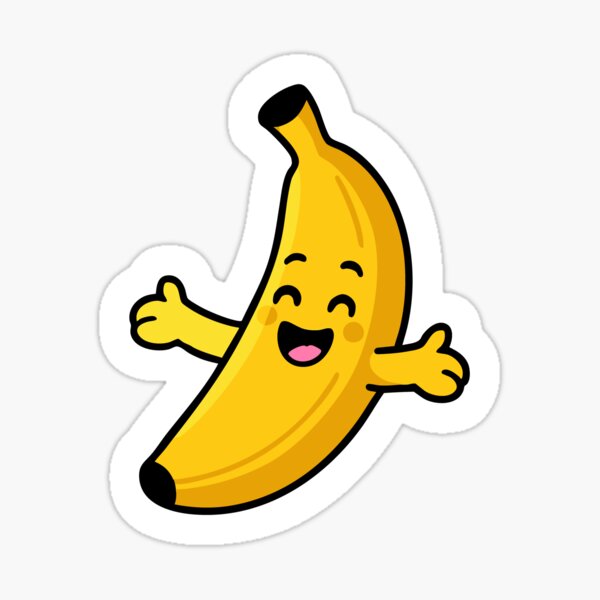 Item preview, Happy Banana Hug designed and sold by THE ART-ISH SHOP.
