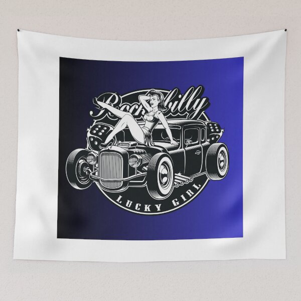 Item preview, Rockabilly Girl designed and sold by WetInkStudio.
