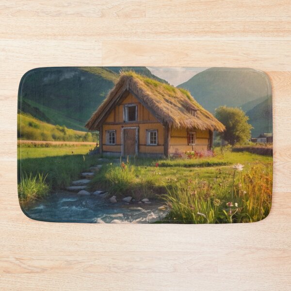 Item preview, Enchanted Straw House by the Spring Canal designed and sold by BlareBlare.