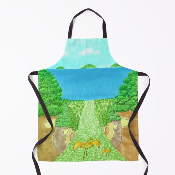 Item preview, Sea hill street of a tree village designed and sold by greenPQBstudio.