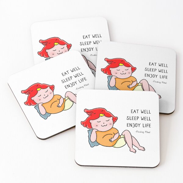 Item preview, Eat well, sleep well, enjoy life designed and sold by Mikelko.