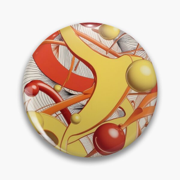 Item preview, Abstract Pattern with spheres and lines designed and sold by PeggyMacStudio.