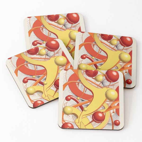 Item preview, Abstract Pattern with spheres and lines designed and sold by PeggyMacStudio.