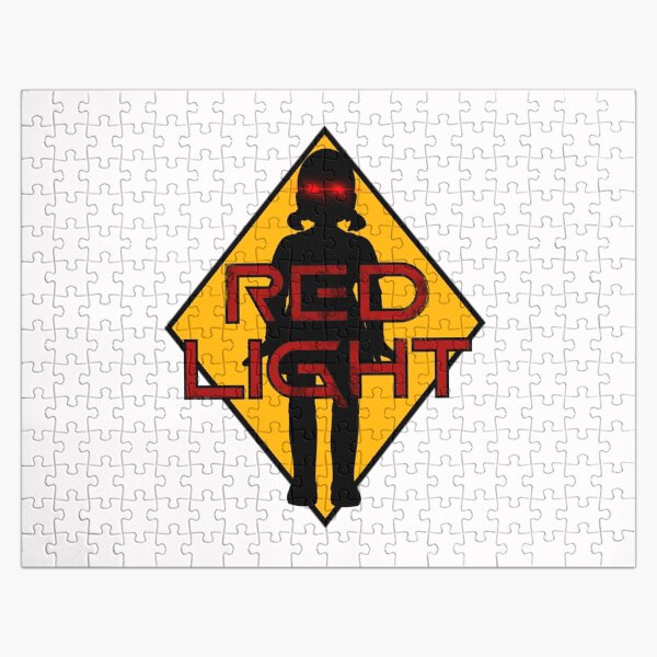 Item preview, Squid Game Doll - Red Light Eyes Warning Sign designed and sold by incloudines.