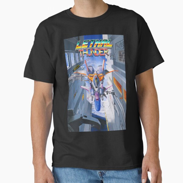 Item preview, Lethal Thunder / Thunder Blaster Game Cover designed and sold by Retr0Tshirts.