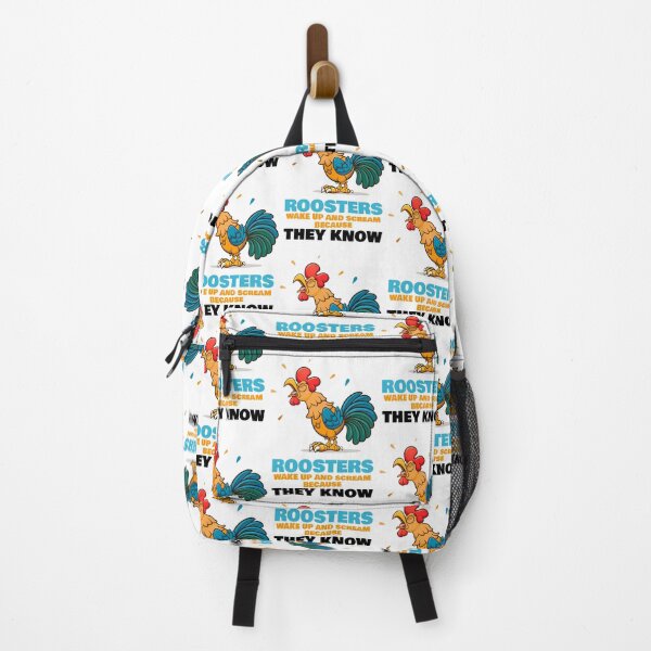 Item preview, Roosters scream because they know (on light colors) designed and sold by messy-nessie.