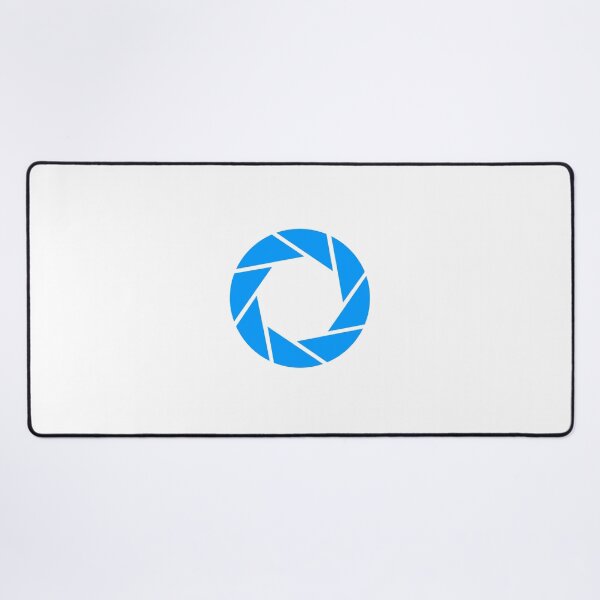 Aperçu de l'œuvre Aperture Science | Fan art du logo rétro de Portal créée et vendue par FictionProps.