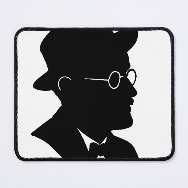 Item preview, Silhouette of James Joyce designed and sold by Oqueartecura.