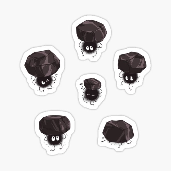 Copie de Cute Soot Spirits Sticker