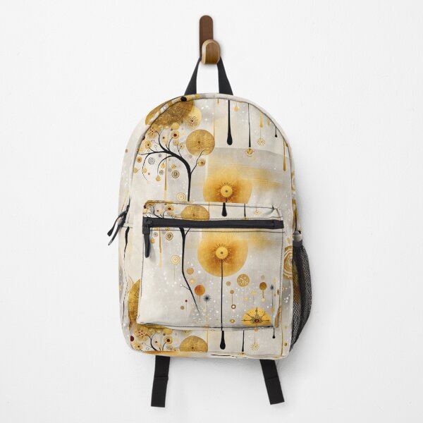 Item preview, Celestial Bloom Abstract Pattern – Golden Cosmic Floral Design designed and sold by Moisky Patterns.